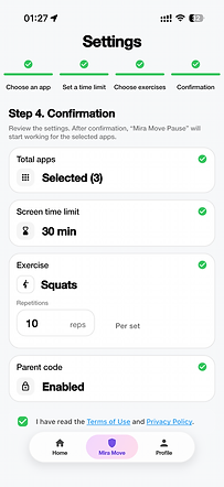 Mira Move App