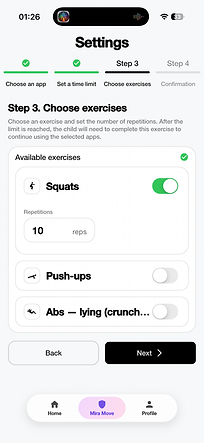 Mira Move App