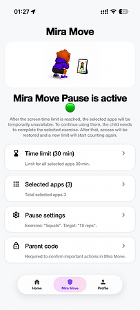 Mira Move App