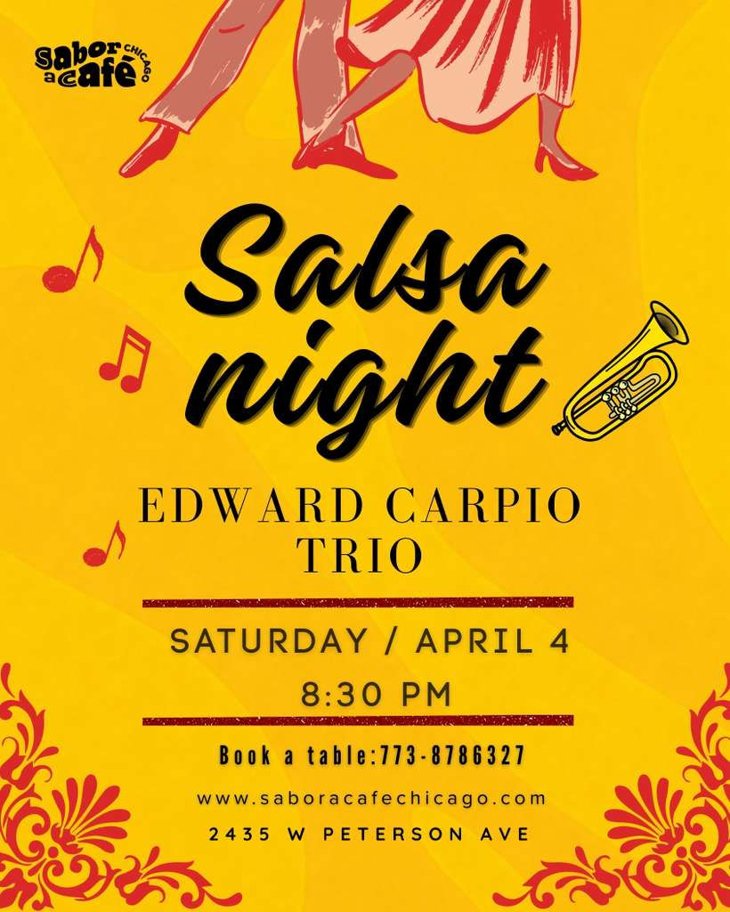 🎶 Salsa Night with Edward Carpio Trio 🎶