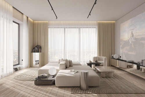 Minimalist Full Villa Interior Design | Radius Interior Design