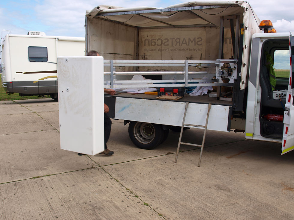Motorway drainage Radar arm