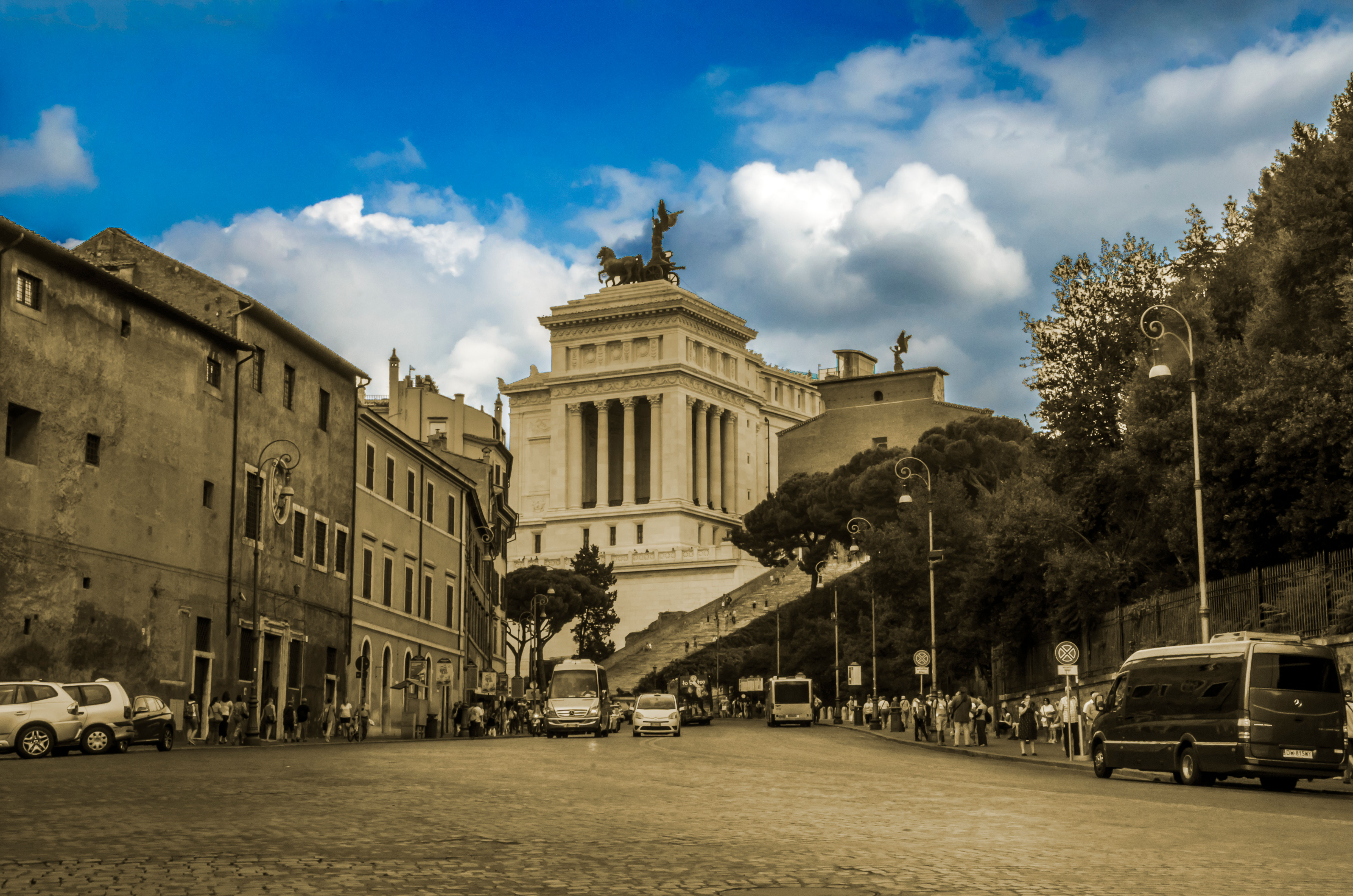 Quadro In Roma - Picture In Rome by Kcris Ramos
