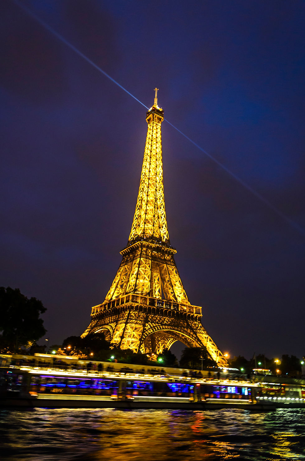 Quadro Eiffel ao luar - Eiffel picture in the moonlight by Kcris Ramos