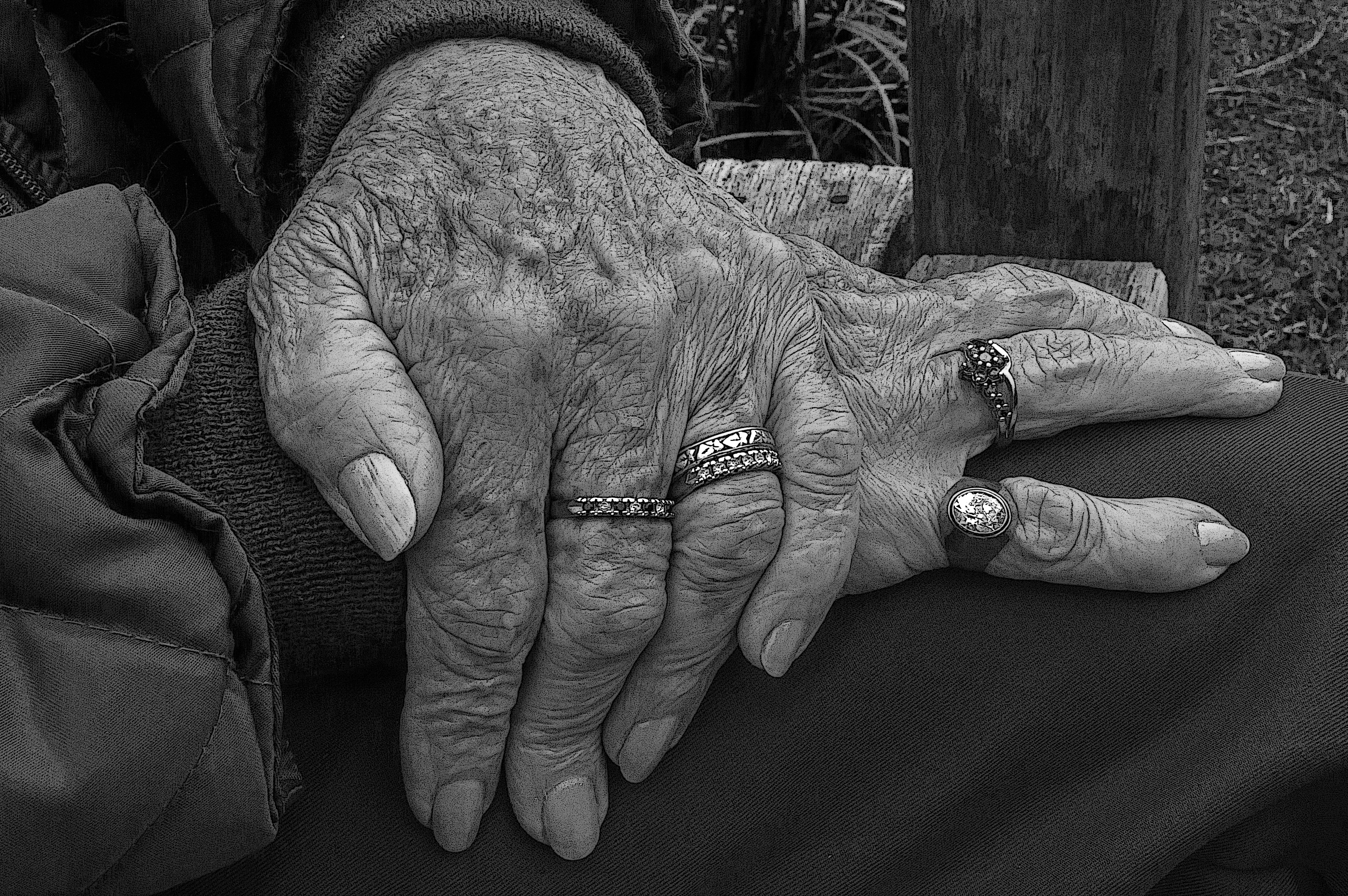 Quadro Mãos da experiência - Picture Hands of Experience by Kcris Ramos