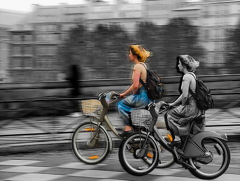 Fine art BIKE NA VELOCIDADE DAS SOMBRAS