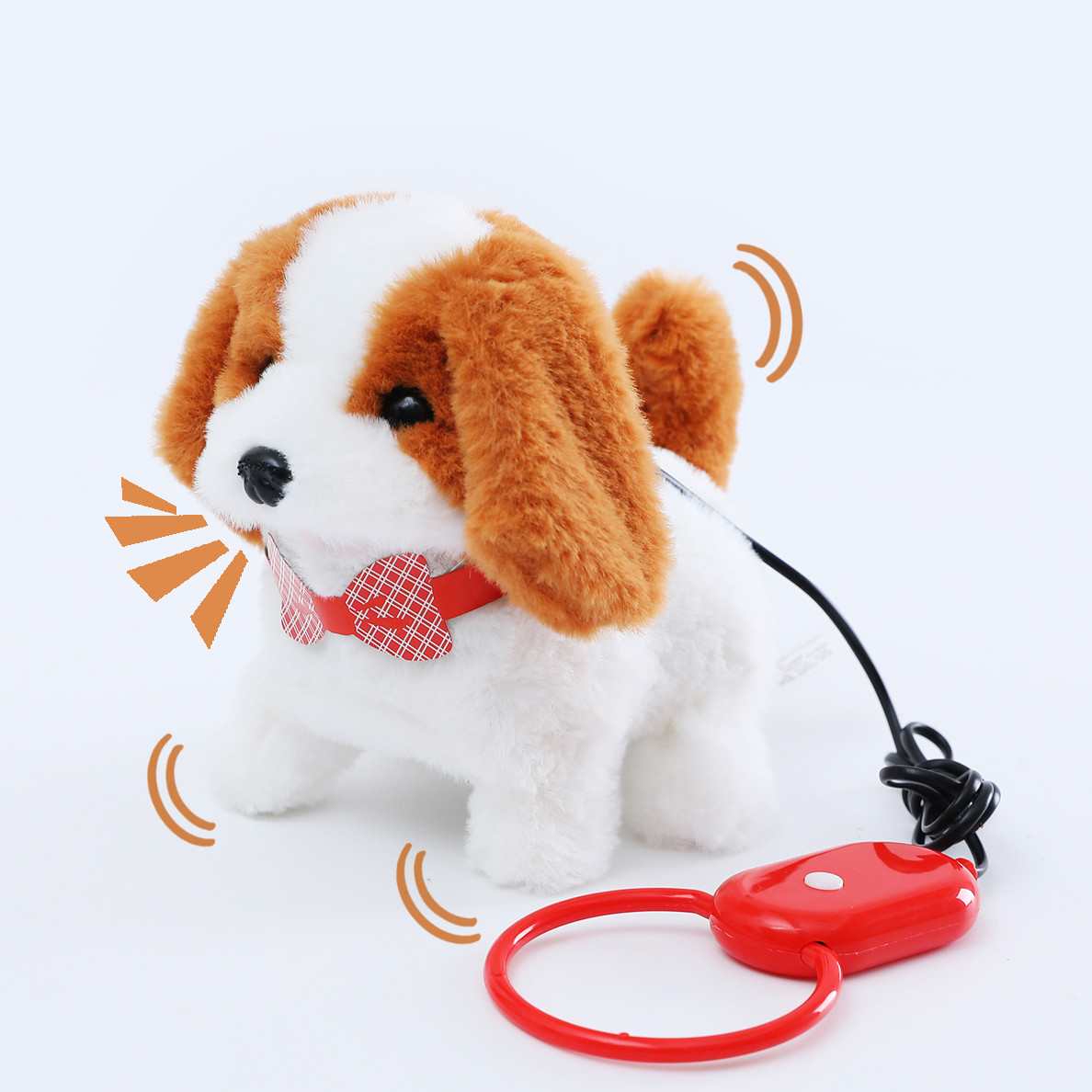 Plush interactive toy puppy