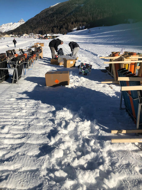 Silvester-Feuerwerk La Punt