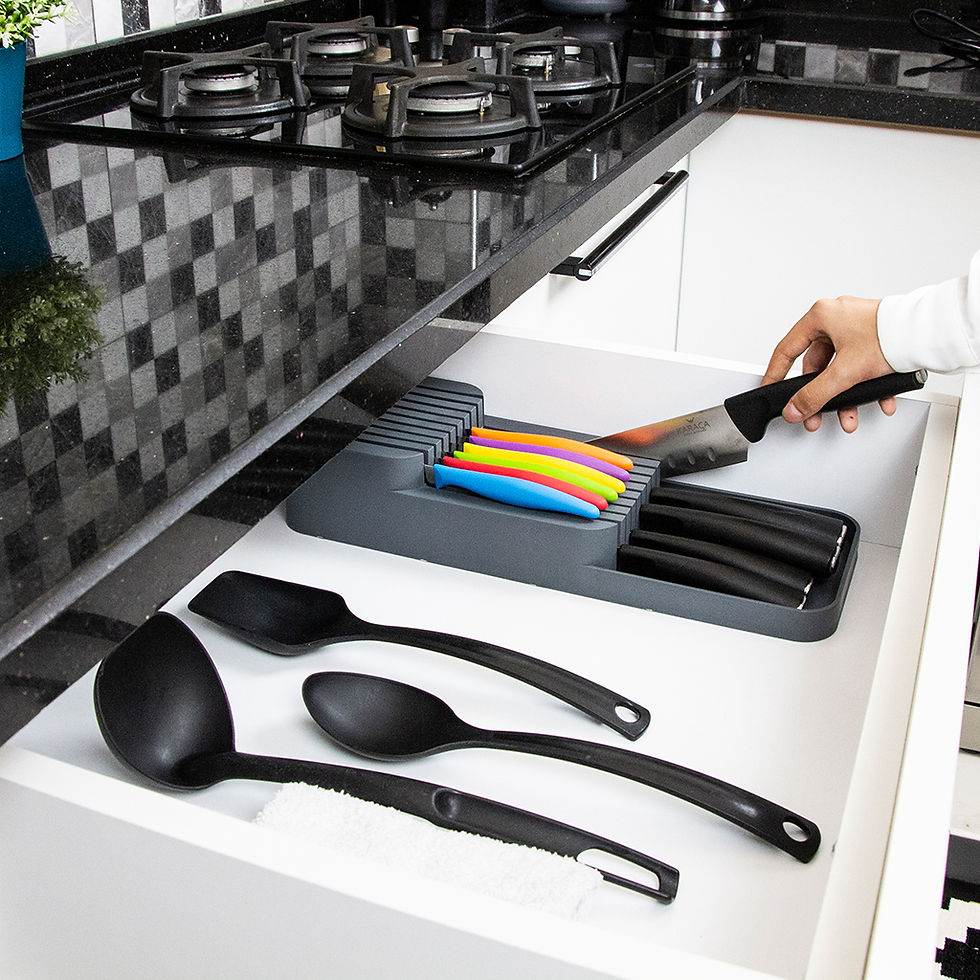 Thumbnail: DecoBella 2-Tier Knife Organizer
