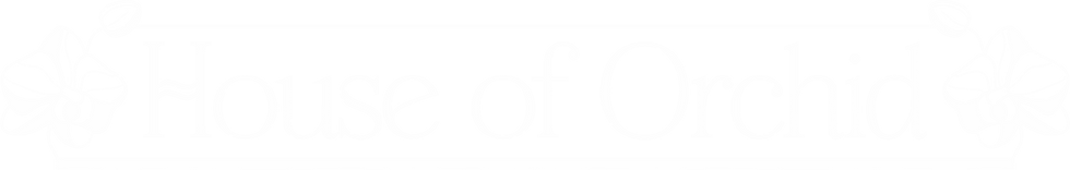 House of Orchide White Logo