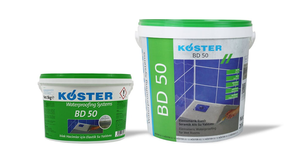 BD 50 Elastic and Solvent Free Coating for Wet and Damprooms - KÖSTER