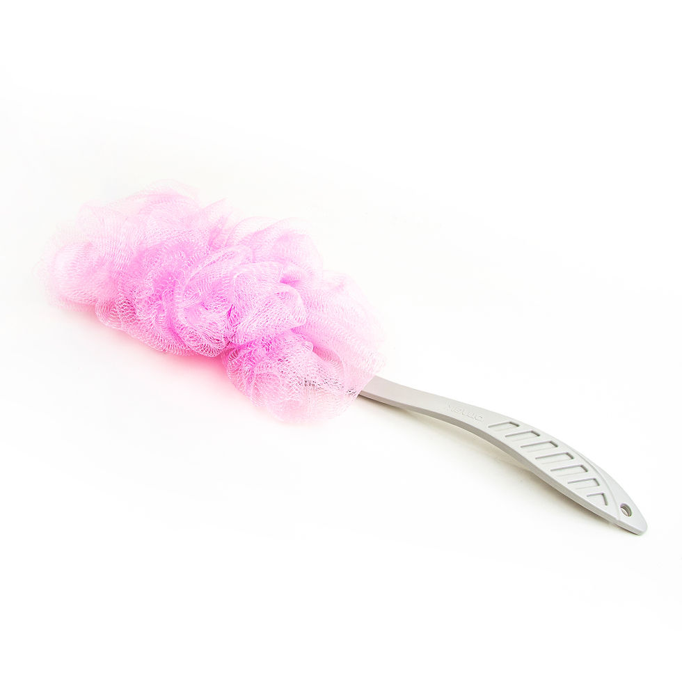 Thumbnail: GreenLeaves Back Scrubber With Handle