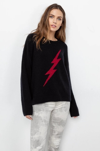 RAILS - STORM SWEATER - RUBY LIGHTNING 