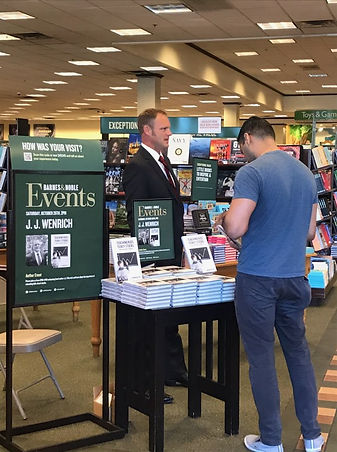 JJ Wenrich at Barnes & Noble in Aliso Vi