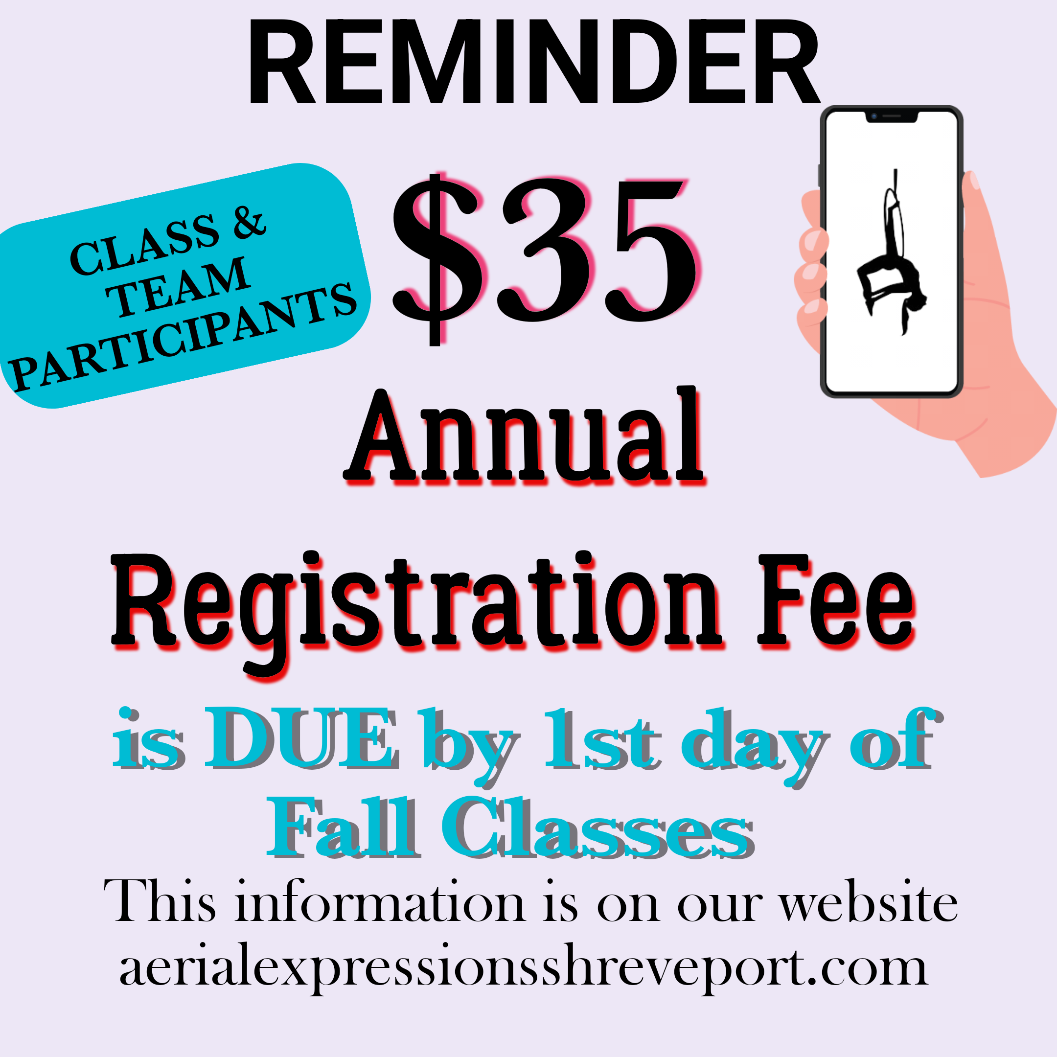 ANNUAL REGISTRATION FEE