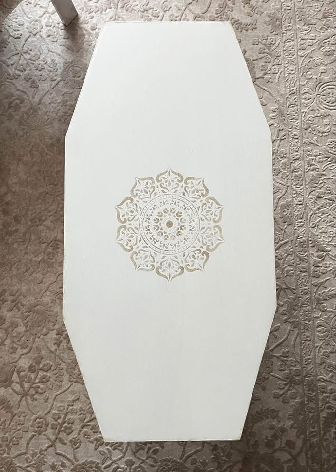 Mandala dohányzóasztal – 1971-es magyar design alapokon