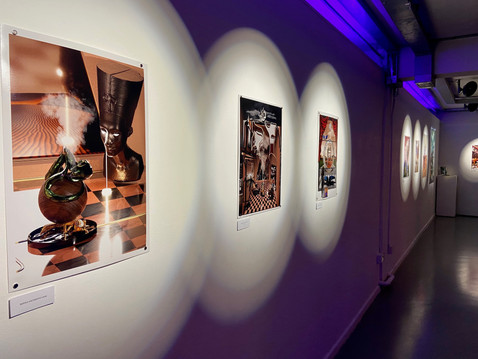'Imagining Afrabia' solo exhibtion at Richmix- AWAN festival.