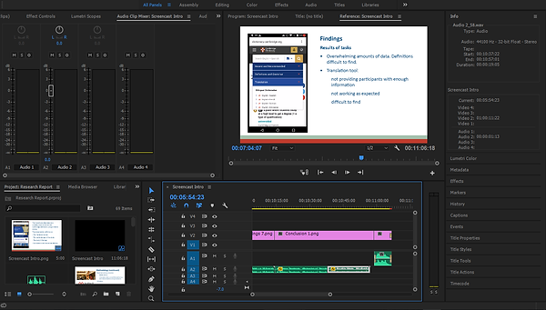 Adobe Premiere screenshot
