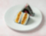 Scharfes Fischkuchen Samgak Gimbap 매운어묵 삼각김밥