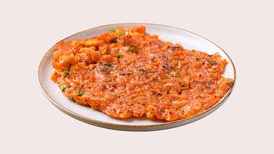Kor. Pfannkuchen mit Kimchi 김치전