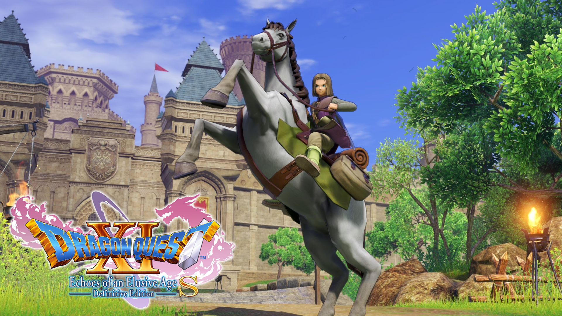 Dragon Quest XI S Echoes of an Elusive Age key art for the Nintendo Switch 2 release arriving September 24