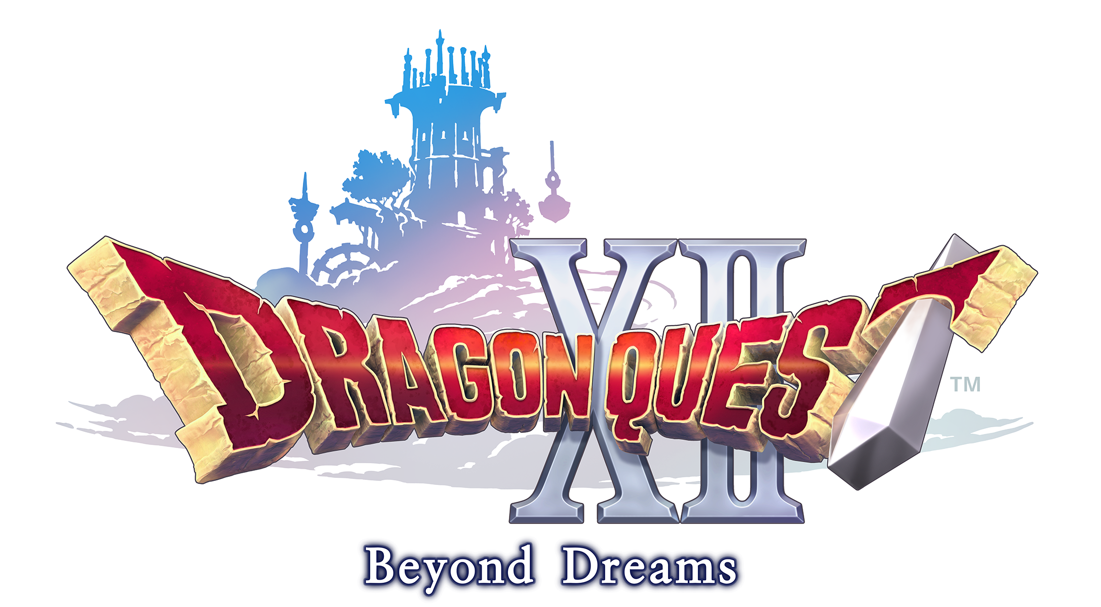 Official Dragon Quest XII Beyond Dreams logo for the newly revealed mainline entry in the series