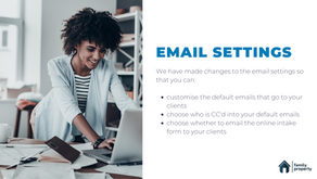 New email settings - what has changed?