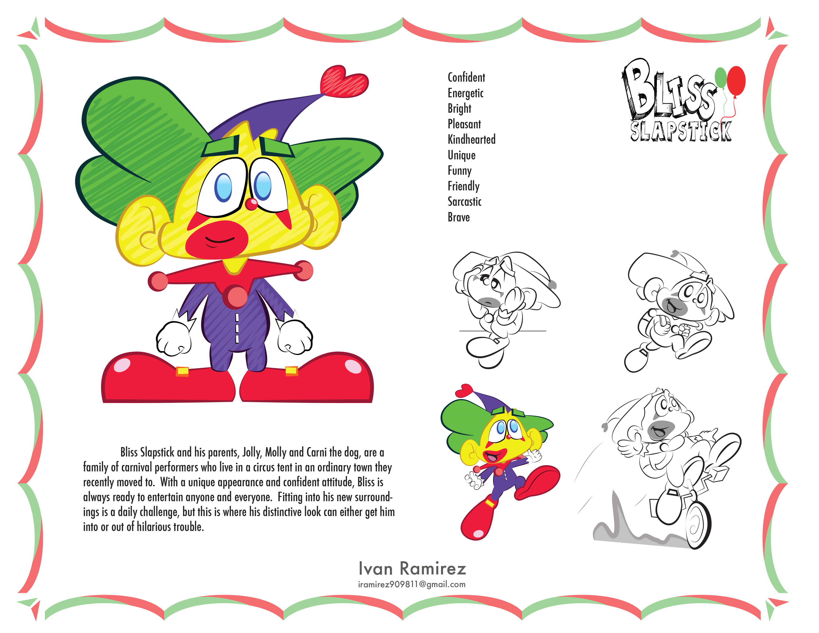 Bliss the Clown - Character Actions