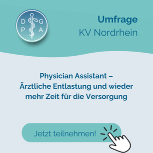 Kurzumfrage zu Physician Assistants der KV Nordrhein
