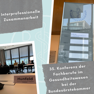 Die DGPA e.V. auf der Konferenz der Fachberufe im Gesundheitswesen bei der BÄK!