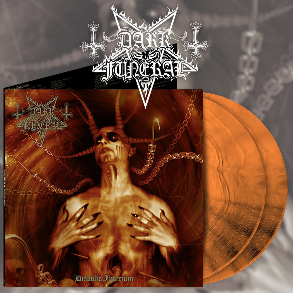 DARK FUNERAL - Diabolis Interium - LP (Gatefold, 2LP, Orange Black Marble Vinyl)