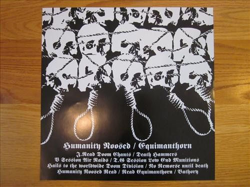 Thumbnail: BLACK WITCHERY/REVENGE - Holocaustic Death March to Humanity's Doom - LP (Split)