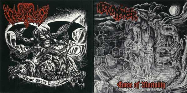 Miniatura: NECROMANCER / DEFLAGRATOR - Terror Grave Emanations / Curse of Mortality - CD