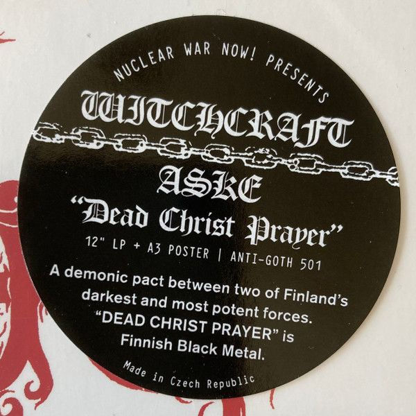 Thumbnail: WITCHCRAFT / ASKE - Dead Christ Prayer - LP (Split, White Vinyl)