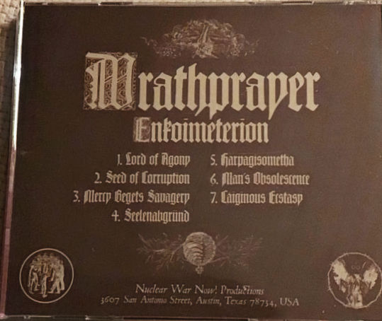 Miniatura: WRATHPRAYER - Enkoimeterion - CD