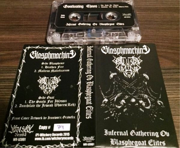 Thumbnail: GOATLUSTING CHAOS / BLASPHMACHINE -  Tape (Split)