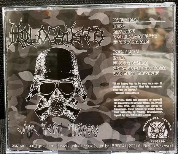 Miniatura: HOLOCAUSTO - War Metal Massacre - CD (Slipcase + Silver Hotstamp)