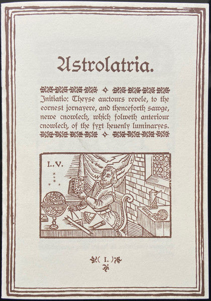 Thumbnail: APOGEION - Astrolatria I: Initiatio - LP (Getefold, Booklet)
