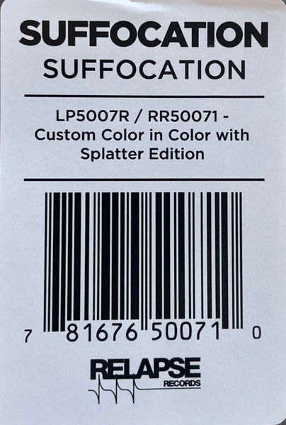 Thumbnail: SUFFOCATION - Suffocation - LP (Splatter Vinyl)