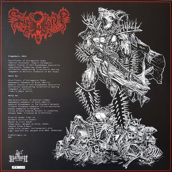 Miniatura: ZIEGENHORN - Blut & Kaos - LP (Gatefold, Red Vinyl)