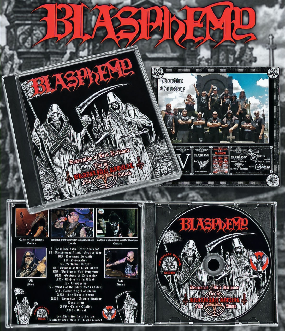 BLASPHEMY - Desecration of BH - Live in Brazilian Ritual Fifth Attack - CD
