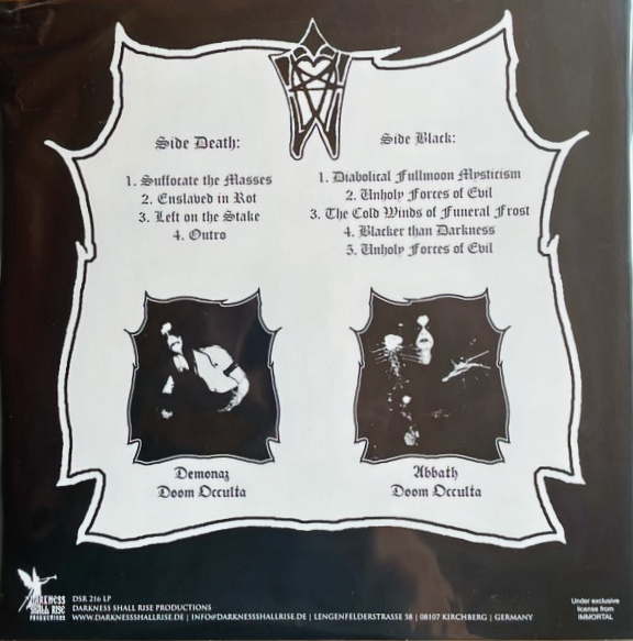 Miniatura: IMMORTAL -  The Northern Upir’s Death - LP (+12 page booklet, A2 poster)