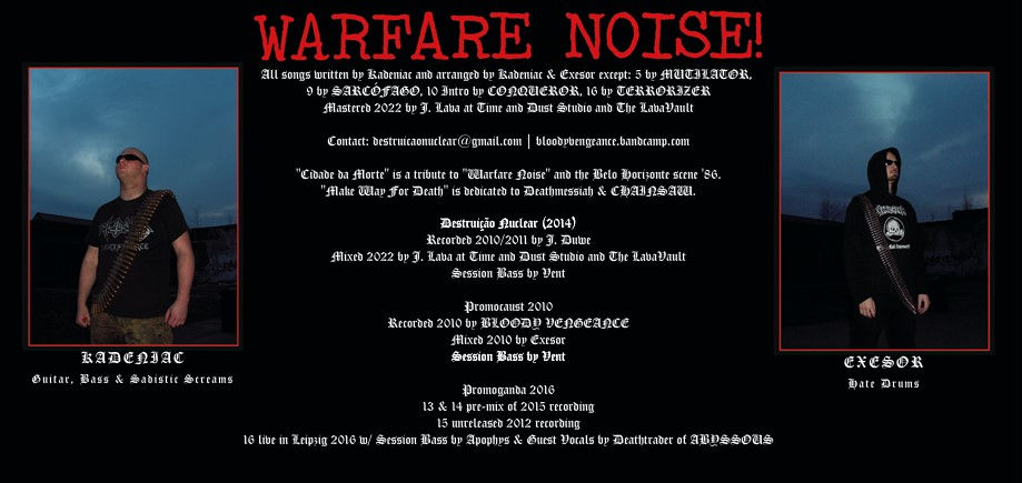 Miniatura: BLOODY VENGEANCE - Destruição Nuclear - CD (Bonus)