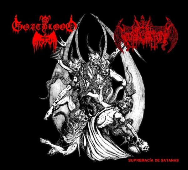 GOATBLOOD / NIHIL DOMINATION - Supremacía de Satanas - CD (digipack)