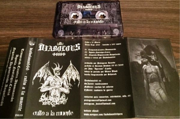Thumbnail: DIABOLOUS666 - Culto a la Muerte - Tape