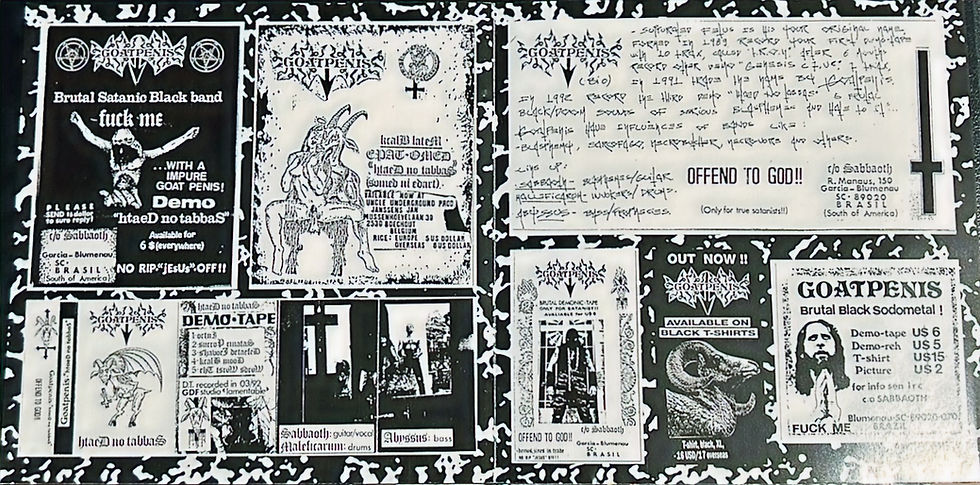 Miniatura: GOATPENIS - htaeD no tabbaS - CD (Demo 1992)