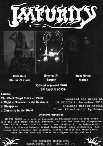 Thumbnail: IMPURITY / BLACK FEAST - In The Blood../Weltering Shadows Of Satan's Coven - LP