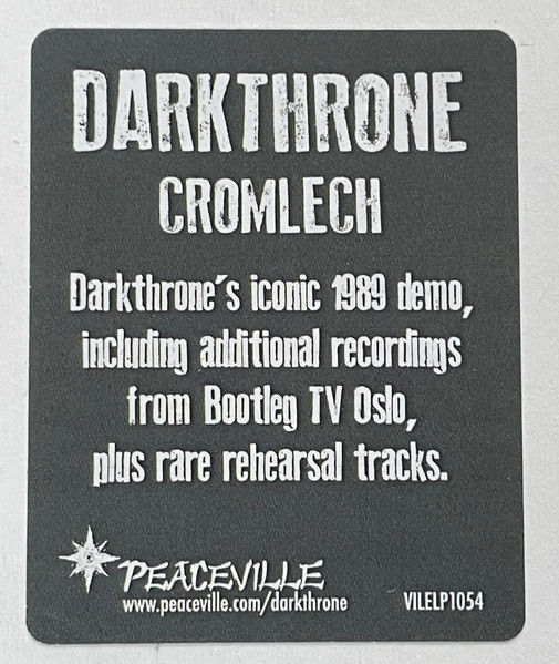 Miniatura: DARKTHRONE‎ - Cromlech - LP (+bonus Live & Rehearsal)