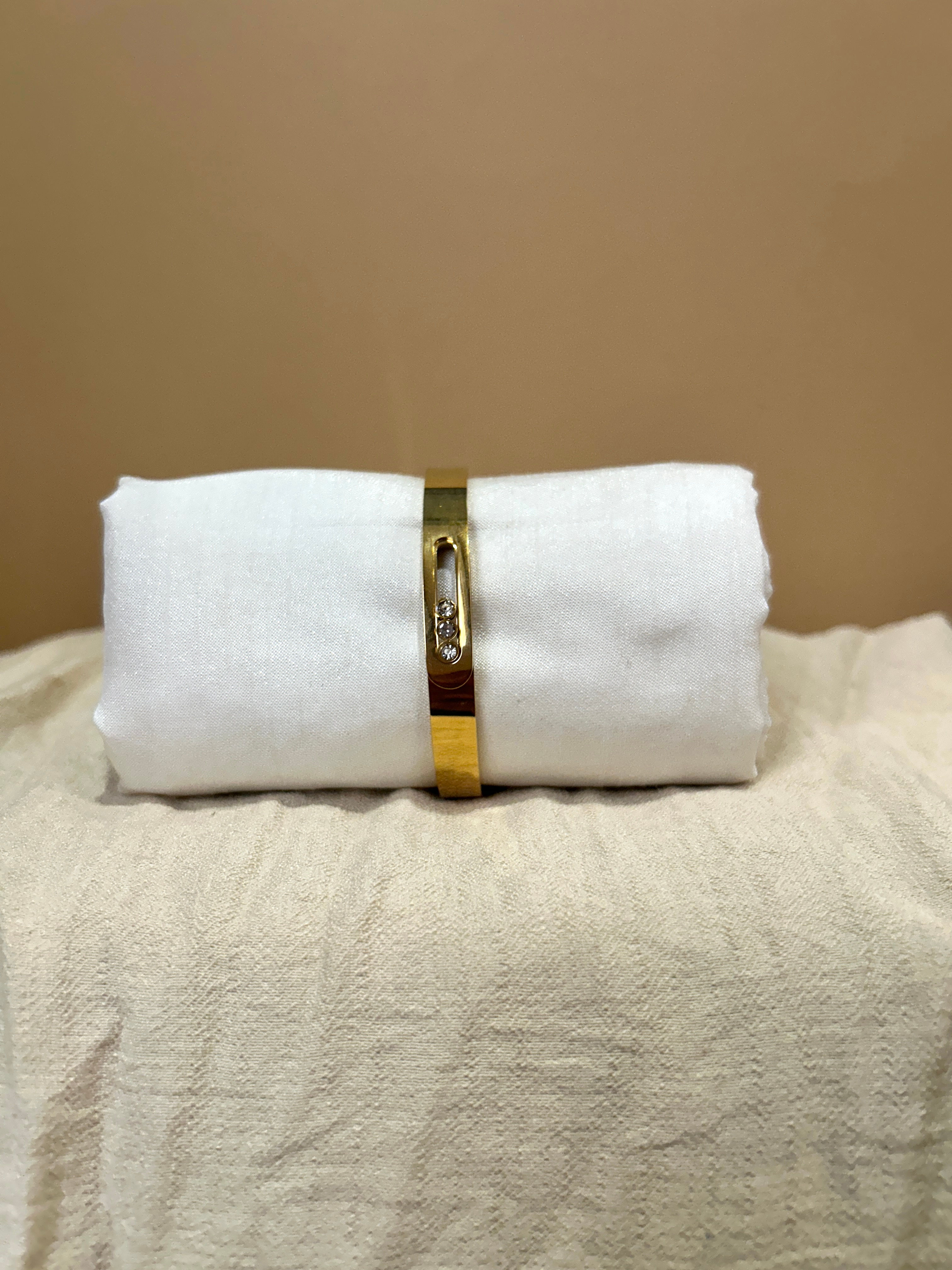 Aurelia Crystal Bar Bracelet