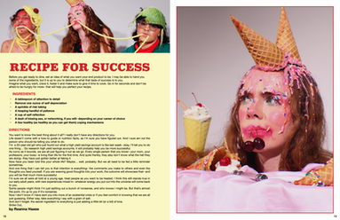 Magazine spread